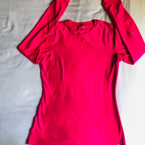 Pink color BCG long sleeve work out shirt for women - Picture 2 of 3